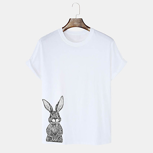 Men's Unisex T shirt Shirt Hot Stamping Graphic Prints Rabbit / Bunny Happy Easter Plus Size Print Short Sleeve Daily Tops 100% Cotton Basic Casual Round Neck White Blushing Pink Black / Summer
Men's Unisex T shirt Shirt Hot Stamping Graphic Prints Rabbit / Bunny Happy Easter Plus Size Print Short Sleeve Daily Tops 100% Cotton Basic Casual Round Neck White Blushing Pink Black / Summer