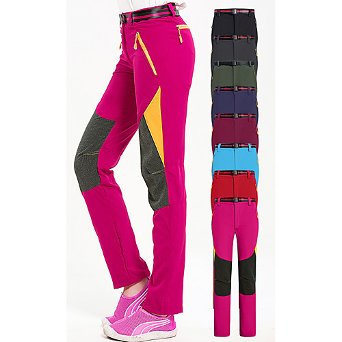 Women's Hiking Pants Trousers Patchwork Summer Outdoor Windproof Quick Dry Breathable Stretchy Elastic Waist Pants / Trousers Bottoms Purple Red Army Green Fuchsia Grey Hunting Fishing Climbing S M L
Women's Hiking Pants Trousers Patchwork Summer Outdoor Windproof Quick Dry Breathable Stretchy Elastic Waist Pants / Trousers Bottoms Purple Red Army Green Fuchsia Grey Hunting Fishing Climbing S M L