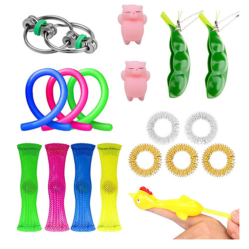 18pcs Fidget Toys Anti Stress Toy Stretchy Strings Mesh Marble Relief Gift For Adults Children Sensory Antistress Relief Toys
18pcs Fidget Toys Anti Stress Toy Stretchy Strings Mesh Marble Relief Gift For Adults Children Sensory Antistress Relief Toys