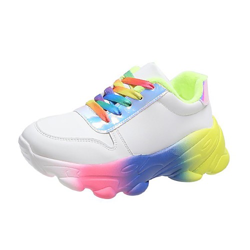 Women's Trainers Athletic Shoes Dad Shoes Fantasy Shoes Flat Heel Round Toe Casual Daily PU Color Block Summer White Black
Women's Trainers Athletic Shoes Dad Shoes Fantasy Shoes Flat Heel Round Toe Casual Daily PU Color Block Summer White Black