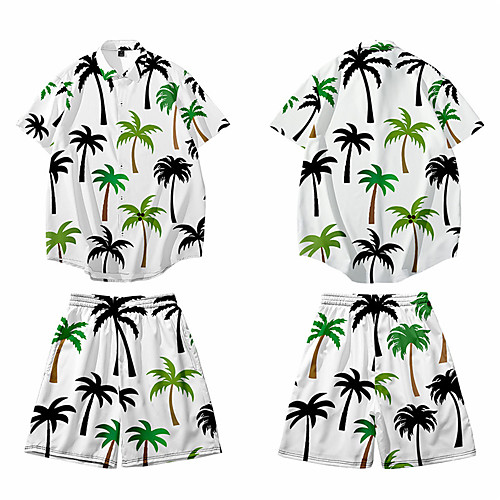 Men's Shirt 3D Print Graphic 3D Button-Down 3D Print Short Sleeve Casual Tops Casual Hawaiian White
Men's Shirt 3D Print Graphic 3D Button-Down 3D Print Short Sleeve Casual Tops Casual Hawaiian White