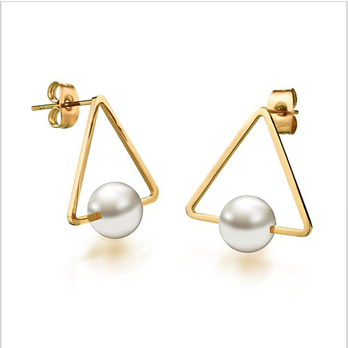 Women's Pearl Earrings Geometrical Fashion Stylish Earrings Jewelry Gold For Anniversary Party Evening Birthday
Women's Pearl Earrings Geometrical Fashion Stylish Earrings Jewelry Gold For Anniversary Party Evening Birthday