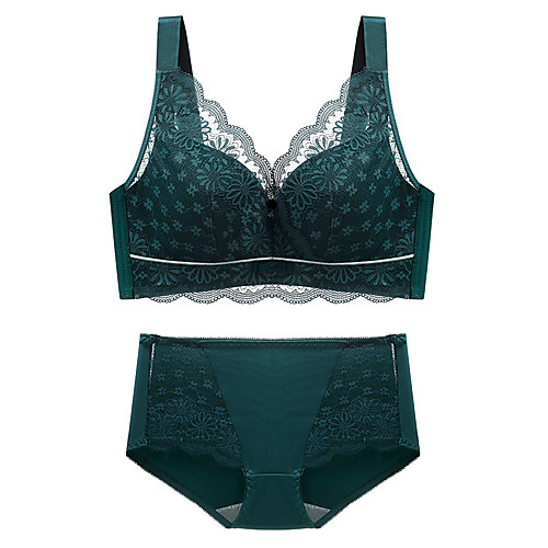 Women's Plus Size Bra & Panty Set Wireless Full Coverage Lace Textured Sexy Purple
Women's Plus Size Bra & Panty Set Wireless Full Coverage Lace Textured Sexy Purple