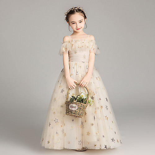 Princess Ankle Length Junior Bridesmaid Dress Wedding Tulle Off Shoulder with Ruffles
Princess Ankle Length Junior Bridesmaid Dress Wedding Tulle Off Shoulder with Ruffles