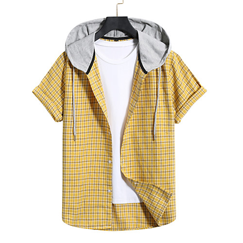 Sweatshirt Shirt Men's Color Block Plain non-printing Patchwork Casual Short Sleeve Tops Yellow
Sweatshirt Shirt Men's Color Block Plain non-printing Patchwork Casual Short Sleeve Tops Yellow
