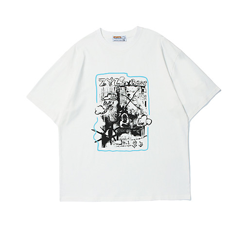 Men's Unisex T shirt Hot Stamping Graphic Prints Bear Plus Size Print Short Sleeve Casual Tops 100% Cotton Basic Casual Fashion White
Men's Unisex T shirt Hot Stamping Graphic Prints Bear Plus Size Print Short Sleeve Casual Tops 100% Cotton Basic Casual Fashion White