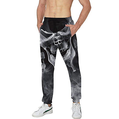 Men's Casual Athleisure Daily Sports Jogger Pants Sweatpants Pants Skull Full Length Drawstring Pocket 3D Print Black Blue Grey
Men's Casual Athleisure Daily Sports Jogger Pants Sweatpants Pants Skull Full Length Drawstring Pocket 3D Print Black Blue Grey