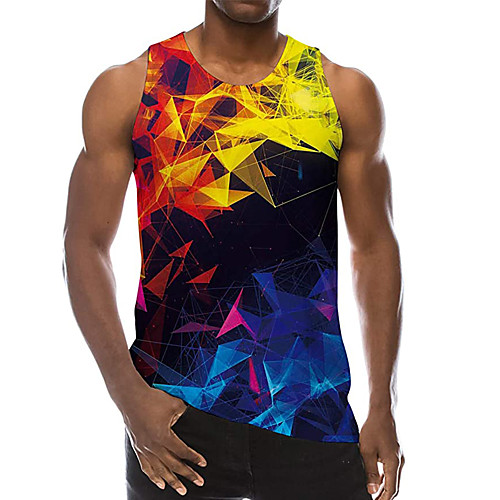 Men's Tank Top Undershirt 3D Print 3D 3D Print Sleeveless Daily Tops Casual Beach A B
Men's Tank Top Undershirt 3D Print 3D 3D Print Sleeveless Daily Tops Casual Beach A B