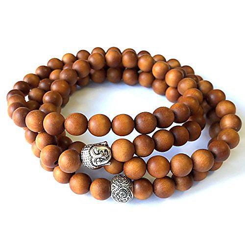- Mens Womens 108 Bead Sandalwood 8mm Mala Bracelet - Yoga Meditation Beads - Buddha Prayer Beads
- Mens Womens 108 Bead Sandalwood 8mm Mala Bracelet - Yoga Meditation Beads - Buddha Prayer Beads