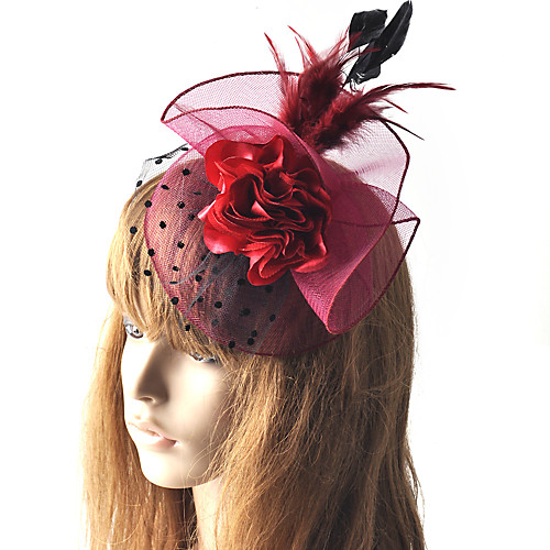 Elegant Retro Tulle Fascinators with Floral / Polka Dot 1 Piece Special Occasion / Party / Evening Headpiece
Elegant Retro Tulle Fascinators with Floral / Polka Dot 1 Piece Special Occasion / Party / Evening Headpiece