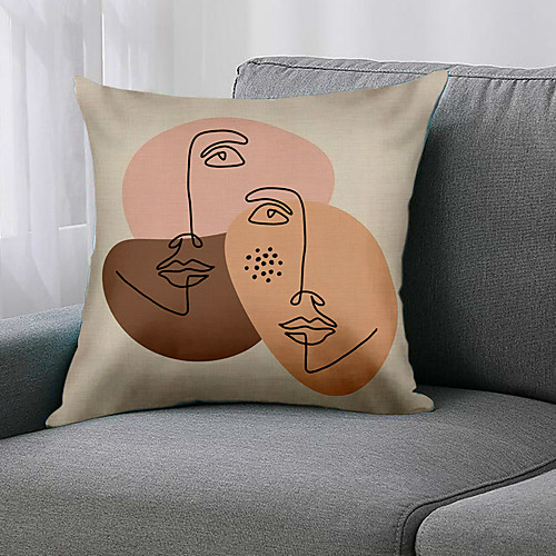 Double Side 1 Pc Geometric Cushion Cover Print 45x45cm Faux Linen for Sofa Bedroom
Double Side 1 Pc Geometric Cushion Cover Print 45x45cm Faux Linen for Sofa Bedroom