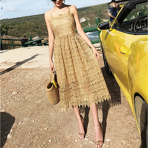 A-Line Beautiful Back Maxi Holiday Cocktail Party Dress Spaghetti Strap Sleeveless Tea Length Lace Sequined with Sequin Embroidery 2021
A-Line Beautiful Back Maxi Holiday Cocktail Party Dress Spaghetti Strap Sleeveless Tea Length Lace Sequined with Sequin Embroidery 2021