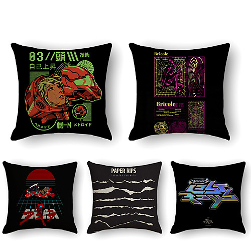 Cushion Cover 5PCS Linen Soft Print Square Throw Pillow Cover Cushion Case Pillowcase for Sofa Bedroom 45 x 45 cm (18 x 18 Inch) Superior Quality Mashine Washable
Cushion Cover 5PCS Linen Soft Print Square Throw Pillow Cover Cushion Case Pillowcase for Sofa Bedroom 45 x 45 cm (18 x 18 Inch) Superior Quality Mashine Washable