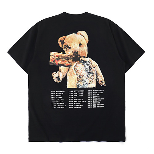 Men's Unisex T shirt Hot Stamping Graphic Prints Bear Plus Size Print Short Sleeve Casual Tops 100% Cotton Basic Casual Fashion White Black
Men's Unisex T shirt Hot Stamping Graphic Prints Bear Plus Size Print Short Sleeve Casual Tops 100% Cotton Basic Casual Fashion White Black