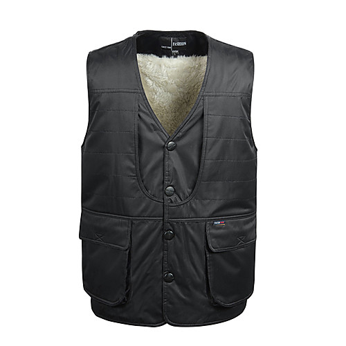Men's Fishing Vest Outdoor Thermal Warm Multi-Pockets Quick Dry Lightweight Vest / Gilet Autumn / Fall Winter Fishing Photography Camping & Hiking Black Army Green / Cotton / Sleeveless / Breathable
Men's Fishing Vest Outdoor Thermal Warm Multi-Pockets Quick Dry Lightweight Vest / Gilet Autumn / Fall Winter Fishing Photography Camping & Hiking Black Army Green / Cotton / Sleeveless / Breathable
