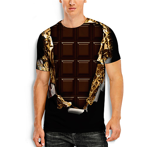 Men's Tee T shirt Shirt 3D Print Food Graphic Prints Print Short Sleeve Daily Tops Casual Designer Big and Tall Round Neck Black / Summer
Men's Tee T shirt Shirt 3D Print Food Graphic Prints Print Short Sleeve Daily Tops Casual Designer Big and Tall Round Neck Black / Summer