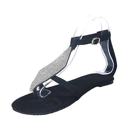 Women's Sandals Boho Bohemia Beach Flat Heel Round Toe Flat Sandals Casual Roman Shoes Daily Walking Shoes PU Rhinestone Buckle Solid Colored Leopard Print Gun color Black
Women's Sandals Boho Bohemia Beach Flat Heel Round Toe Flat Sandals Casual Roman Shoes Daily Walking Shoes PU Rhinestone Buckle Solid Colored Leopard Print Gun color Black