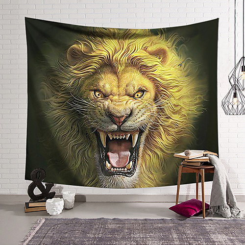 Wall Tapestry Art Decor Blanket Curtain Hanging Home Bedroom Living Room Lion Animal Psychedelic
Wall Tapestry Art Decor Blanket Curtain Hanging Home Bedroom Living Room Lion Animal Psychedelic