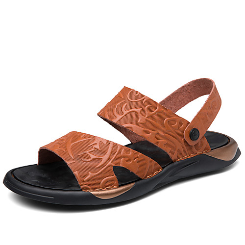 Men's Sandals Gladiator Sandals Roman Sandals Beach Roman Shoes Daily Outdoor Nappa Leather Breathable Non-slipping Wear Proof Black Brown Spring Summer
Men's Sandals Gladiator Sandals Roman Sandals Beach Roman Shoes Daily Outdoor Nappa Leather Breathable Non-slipping Wear Proof Black Brown Spring Summer