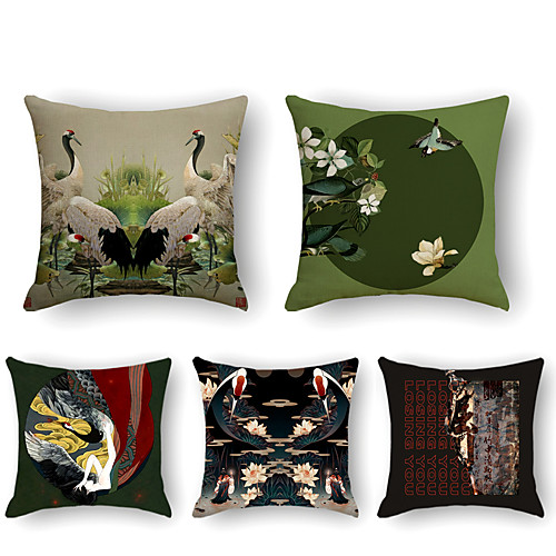 Cushion Cover 5PCS Linen Soft Print Square Throw Pillow Cover Cushion Case Pillowcase for Sofa Bedroom 45 x 45 cm (18 x 18 Inch) Superior Quality Mashine Washable
Cushion Cover 5PCS Linen Soft Print Square Throw Pillow Cover Cushion Case Pillowcase for Sofa Bedroom 45 x 45 cm (18 x 18 Inch) Superior Quality Mashine Washable