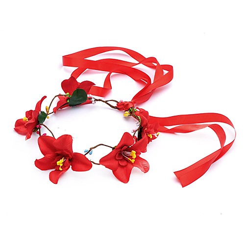 Vintage Style Flower Style Fabric Headpiece with Ribbons / Floral 1 Piece Special Occasion / Party / Evening Headpiece
Vintage Style Flower Style Fabric Headpiece with Ribbons / Floral 1 Piece Special Occasion / Party / Evening Headpiece