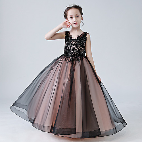 Princess Floor Length Junior Bridesmaid Dress Wedding Tulle Sleeveless V Neck with Buttons
Princess Floor Length Junior Bridesmaid Dress Wedding Tulle Sleeveless V Neck with Buttons