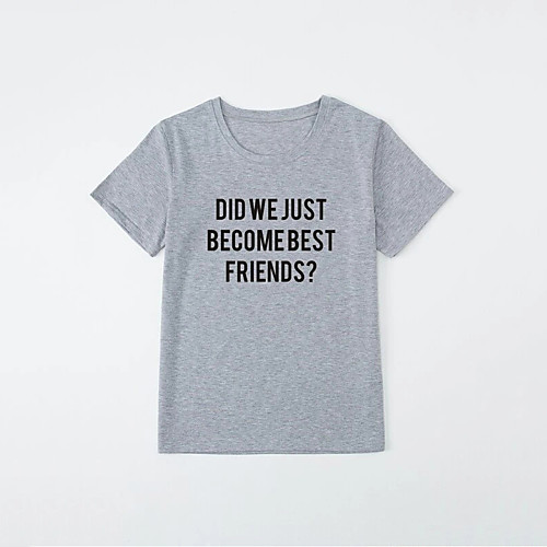 Men's Unisex T shirt Hot Stamping Letter Plus Size Print Short Sleeve Casual Tops 100% Cotton Basic Casual Fashion Gray
Men's Unisex T shirt Hot Stamping Letter Plus Size Print Short Sleeve Casual Tops 100% Cotton Basic Casual Fashion Gray