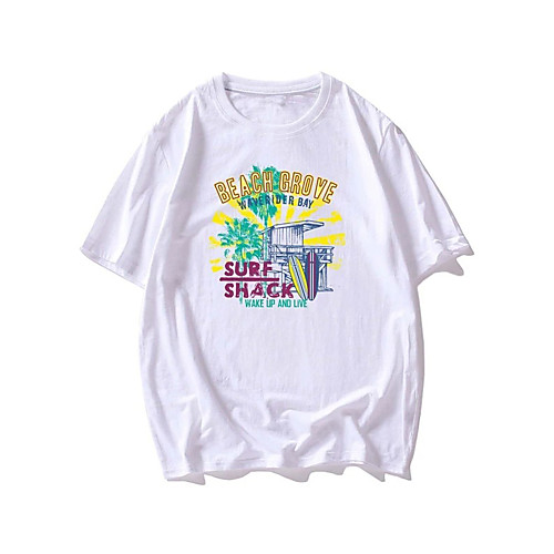 Men's Unisex T shirt Hot Stamping Graphic Prints Letter Plus Size Print Short Sleeve Daily Tops 100% Cotton Fashion Vintage Classic White
Men's Unisex T shirt Hot Stamping Graphic Prints Letter Plus Size Print Short Sleeve Daily Tops 100% Cotton Fashion Vintage Classic White