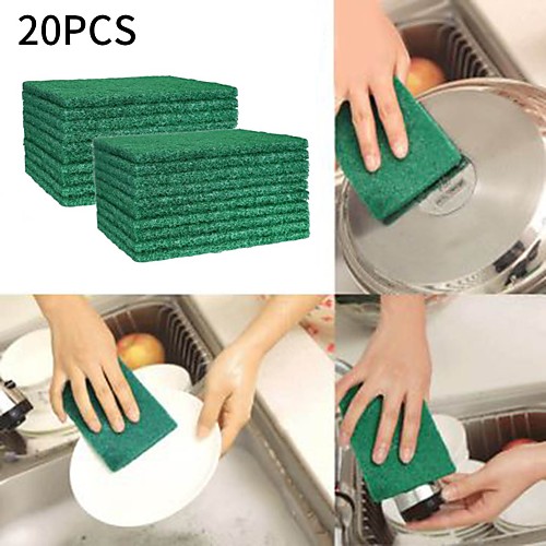 20PCS Cleaning Cloth Scouring Pads Emery Scouring Pad Dish Scrubber Household Scrub Pads for Stove Top Cleaner and Kitchen Scrubbers
20PCS Cleaning Cloth Scouring Pads Emery Scouring Pad Dish Scrubber Household Scrub Pads for Stove Top Cleaner and Kitchen Scrubbers