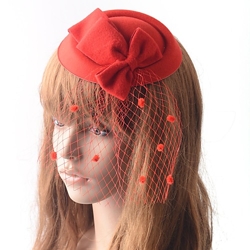 Elegant Retro Tulle Fascinators with Bowknot / Solid 1 Piece Special Occasion / Party / Evening Headpiece
Elegant Retro Tulle Fascinators with Bowknot / Solid 1 Piece Special Occasion / Party / Evening Headpiece