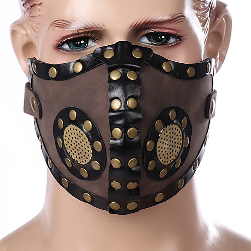 Plague Doctor Mask Masquerade Mask Adults' Women's Vintage Inspired Steampunk Party Masquerade Halloween Carnival Easter Festival / Holiday PU Leather Brown Women's Men's Easy Carnival Costumes Rivet
Plague Doctor Mask Masquerade Mask Adults' Women's Vintage Inspired Steampunk Party Masquerade Halloween Carnival Easter Festival / Holiday PU Leather Brown Women's Men's Easy Carnival Costumes Rivet