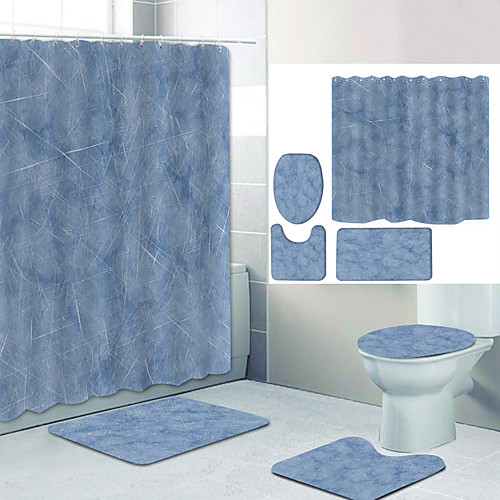 Simple series 24 Digital Printing Four-piece Set Shower Curtains and Hooks Modern Polyester Machine Made Waterproof Bathroom
Simple series 24 Digital Printing Four-piece Set Shower Curtains and Hooks Modern Polyester Machine Made Waterproof Bathroom