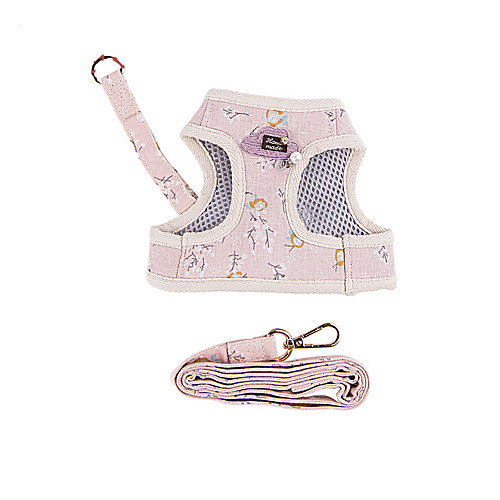 Dog Cat Harness Training Leash Harness Leash Set Adjustable Breathable Escape Proof Outdoor Walking Floral Print Polyester Small Dog Yellow Blue Pink Green Gray
Dog Cat Harness Training Leash Harness Leash Set Adjustable Breathable Escape Proof Outdoor Walking Floral Print Polyester Small Dog Yellow Blue Pink Green Gray