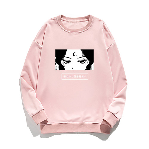 Women's Hoodie Sweatshirt Portrait Print Daily Other Prints Basic Hoodies Sweatshirts Loose Blue Blushing Pink White
Women's Hoodie Sweatshirt Portrait Print Daily Other Prints Basic Hoodies Sweatshirts Loose Blue Blushing Pink White