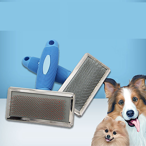 Dog Cat Grooming Cleaning Pet Grooming Brush Stainless steel Comb Dog Clean Supply Pet Hair Remover Easy to Clean Mats & Tangles Removing Pet Grooming Supplies Blue
Dog Cat Grooming Cleaning Pet Grooming Brush Stainless steel Comb Dog Clean Supply Pet Hair Remover Easy to Clean Mats & Tangles Removing Pet Grooming Supplies Blue