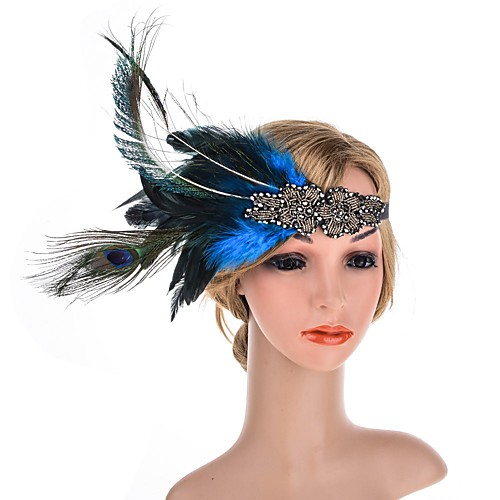 1920s Retro Feather / Fabric Fascinators with Feather / Crystals 1 PC Special Occasion / Party / Evening Headpiece
1920s Retro Feather / Fabric Fascinators with Feather / Crystals 1 PC Special Occasion / Party / Evening Headpiece