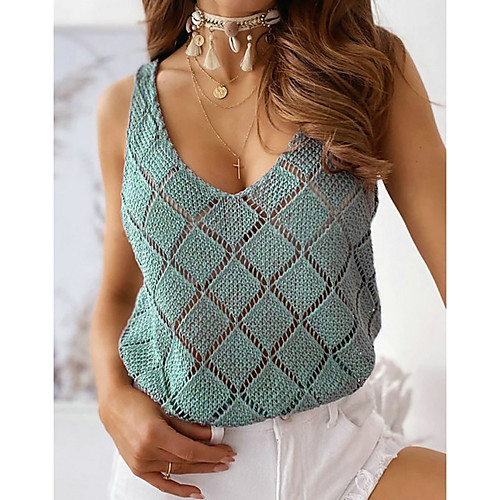 Women's Knitted Solid Color Vest Sleeveless Sweater Cardigans V Neck Fall Winter Red Blushing Pink Green
Women's Knitted Solid Color Vest Sleeveless Sweater Cardigans V Neck Fall Winter Red Blushing Pink Green