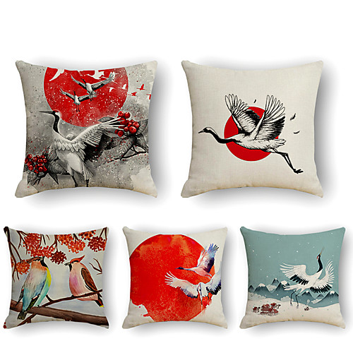Cushion Cover 5PCS Linen Soft Print Square Throw Pillow Cover Cushion Case Pillowcase for Sofa Bedroom 45 x 45 cm (18 x 18 Inch) Superior Quality Mashine Washable
Cushion Cover 5PCS Linen Soft Print Square Throw Pillow Cover Cushion Case Pillowcase for Sofa Bedroom 45 x 45 cm (18 x 18 Inch) Superior Quality Mashine Washable