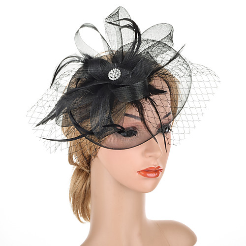 Elegant Retro Feathers Fascinators with Feather 1 PC Special Occasion / Party / Evening Headpiece
Elegant Retro Feathers Fascinators with Feather 1 PC Special Occasion / Party / Evening Headpiece