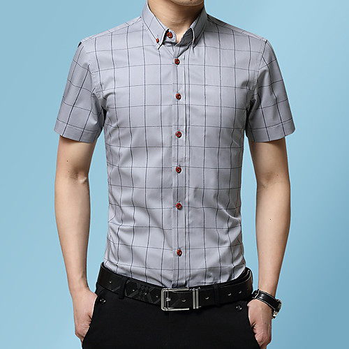 Men's Shirt non-printing Lattice Short Sleeve Casual Tops White Red Royal Blue
Men's Shirt non-printing Lattice Short Sleeve Casual Tops White Red Royal Blue