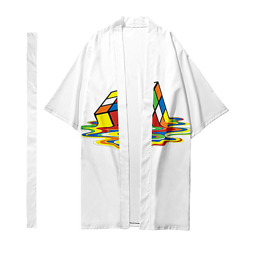 Shirt Men's Rubik's Cube 3D Print 3D Print Casual Long Sleeve Tops Casual Fashion Breathable Comfortable White
Shirt Men's Rubik's Cube 3D Print 3D Print Casual Long Sleeve Tops Casual Fashion Breathable Comfortable White