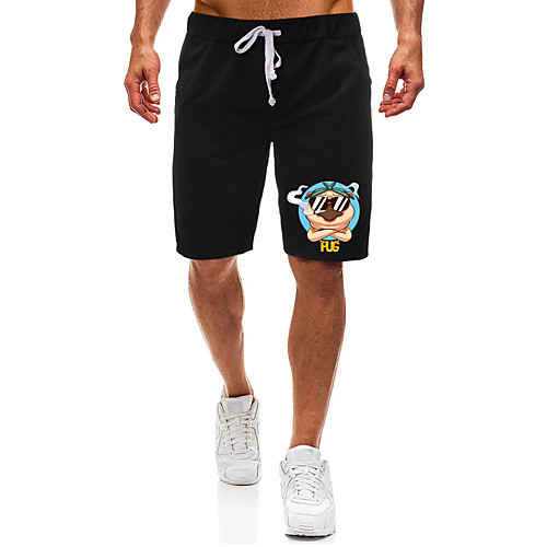 Men's Casual / Sporty Athleisure Daily Gym Shorts Pants Graphic Short Pocket Elastic Drawstring Design Print Black Light Grey
Men's Casual / Sporty Athleisure Daily Gym Shorts Pants Graphic Short Pocket Elastic Drawstring Design Print Black Light Grey