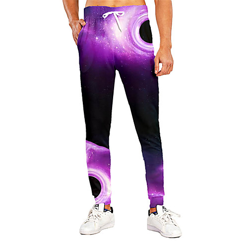 Men's Novelty Casual / Sporty Breathable Quick Dry Sports Casual Holiday Pants Sweatpants Pants Graphic 3D Full Length Print Gradient purple
Men's Novelty Casual / Sporty Breathable Quick Dry Sports Casual Holiday Pants Sweatpants Pants Graphic 3D Full Length Print Gradient purple