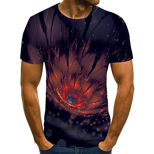 Men's T shirt 3D Print Graphic Geometric 3D Print Print Short Sleeve Casual Tops Casual Fashion Wine
Men's T shirt 3D Print Graphic Geometric 3D Print Print Short Sleeve Casual Tops Casual Fashion Wine