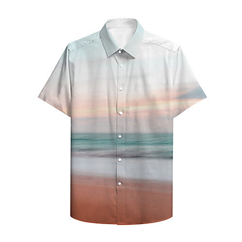 Men's Shirt 3D Print Graphic 3D Landscape Button-Down 3D Print Short Sleeve Casual Tops Casual Hawaiian White
Men's Shirt 3D Print Graphic 3D Landscape Button-Down 3D Print Short Sleeve Casual Tops Casual Hawaiian White