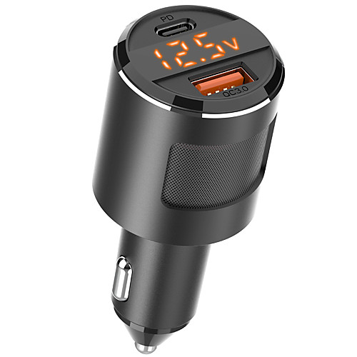 QC 3.0 / LED Display / PD Car Charger Adapter USB 1 USB Port Charger Only 5 V / 1.5 A / 3 A / 2 A
QC 3.0 / LED Display / PD Car Charger Adapter USB 1 USB Port Charger Only 5 V / 1.5 A / 3 A / 2 A
