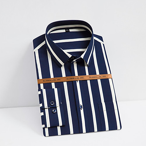 Men's Shirt Striped Button-Down Long Sleeve Casual Tops Business Simple A B C
Men's Shirt Striped Button-Down Long Sleeve Casual Tops Business Simple A B C