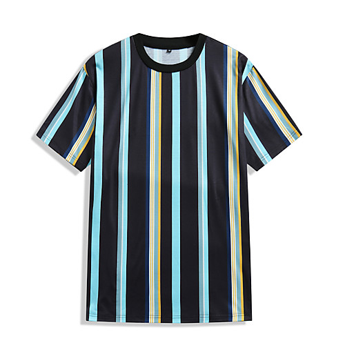 Men's T-shirt Suits T shirt Other Prints Color Block Short Sleeve Casual Tops Blue
Men's T-shirt Suits T shirt Other Prints Color Block Short Sleeve Casual Tops Blue