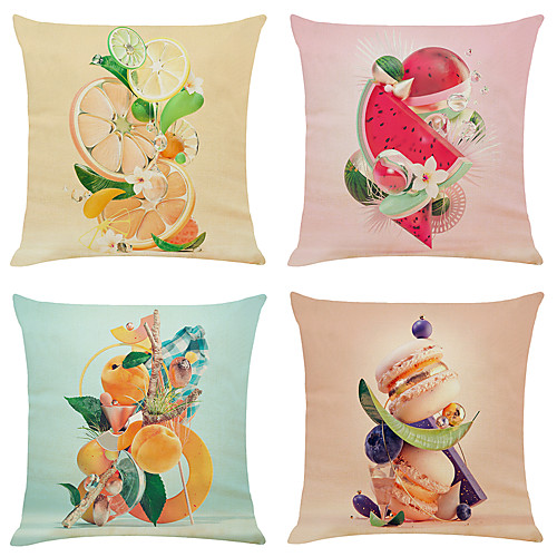 Cushion Cover 4PC Linen Soft Print Square Throw Pillow Cover Cushion Case Pillowcase for Sofa Bedroom 45 x 45 cm (18 x 18 Inch) Superior Quality Machine Washable
Cushion Cover 4PC Linen Soft Print Square Throw Pillow Cover Cushion Case Pillowcase for Sofa Bedroom 45 x 45 cm (18 x 18 Inch) Superior Quality Machine Washable