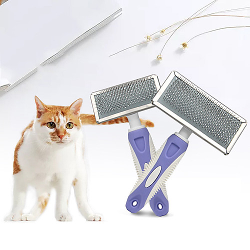 Dog Cat Grooming Cleaning Pet Grooming Brush Stainless steel Comb Dog Clean Supply Pet Hair Remover Easy to Clean Mats & Tangles Removing Pet Grooming Supplies Blue
Dog Cat Grooming Cleaning Pet Grooming Brush Stainless steel Comb Dog Clean Supply Pet Hair Remover Easy to Clean Mats & Tangles Removing Pet Grooming Supplies Blue